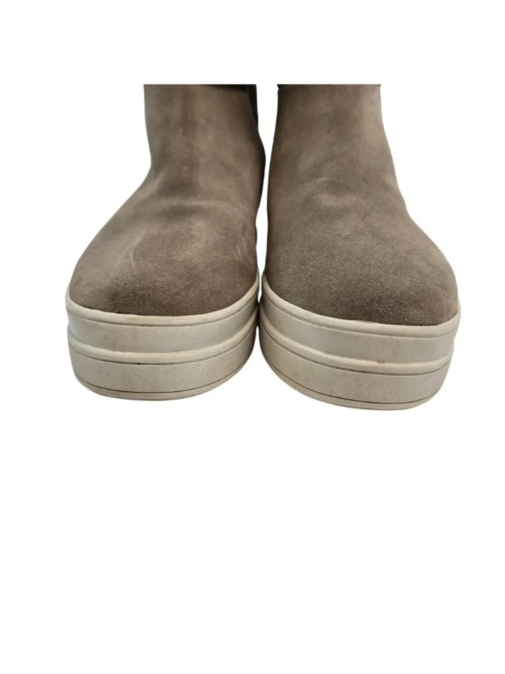 J/Slides Tristan Waterproof Suede Leather Boots with Faux Fur Lining Size 9